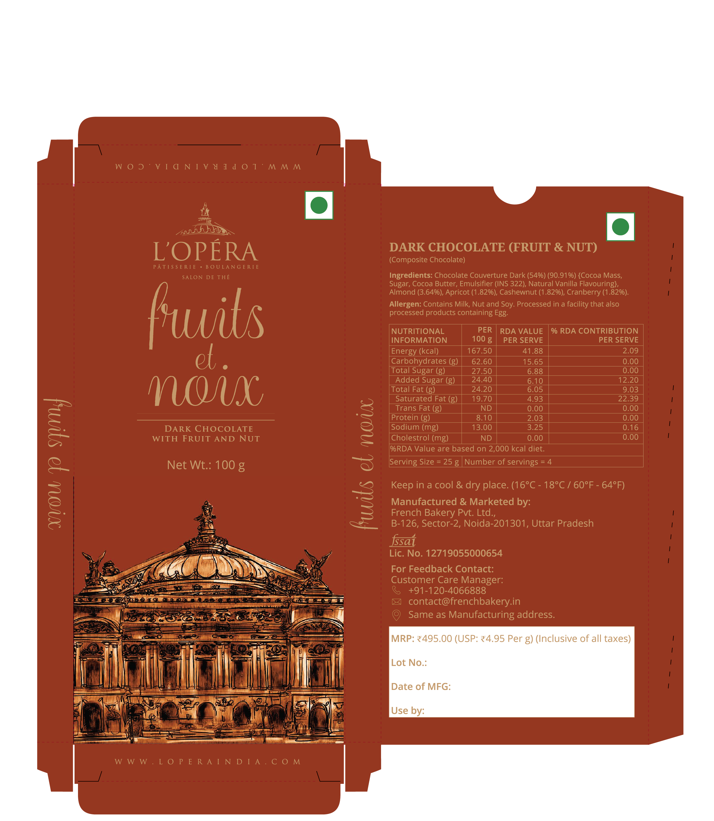 Dark Chocolate Fruit & Nut