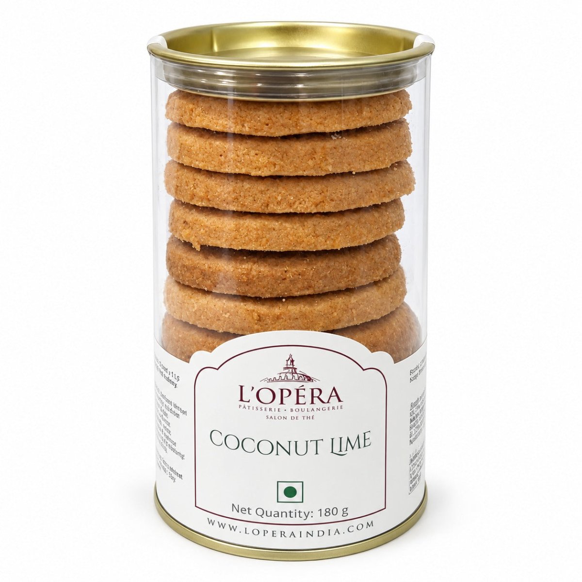 Coconut Lime Cookies - L’Opéra -