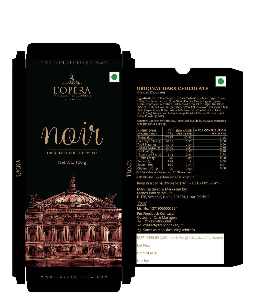 Dark Chocolate - L’Opéra - FG1478