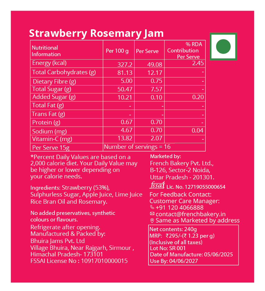 Strawberry & Rosemary - L’Opéra - TR0078