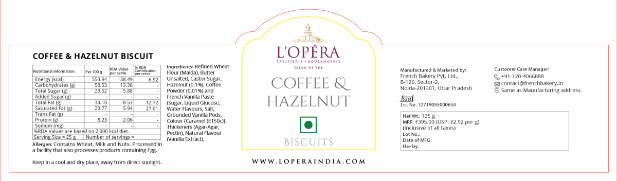 Coffee & Hazelnut  - L’Opéra - FG0790