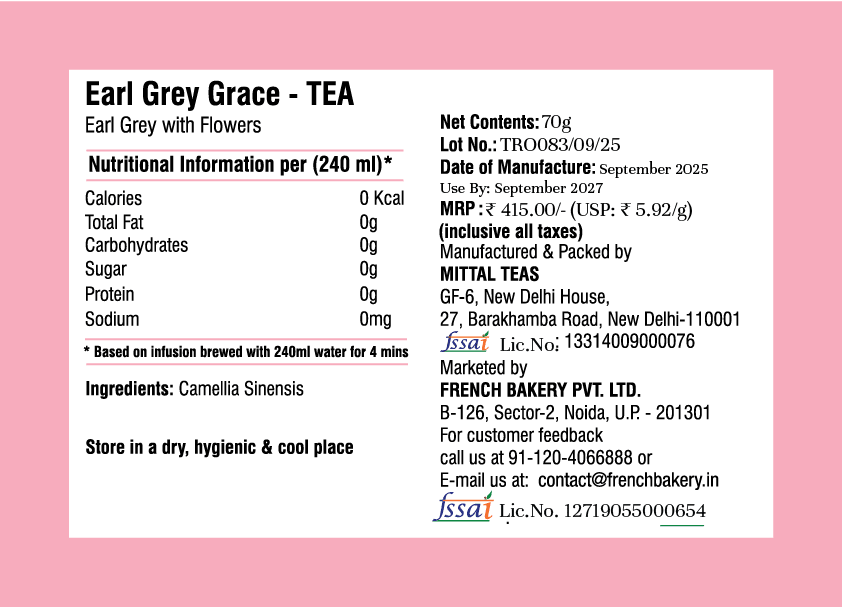 Earl Grey Grace - L’Opéra - TR0083