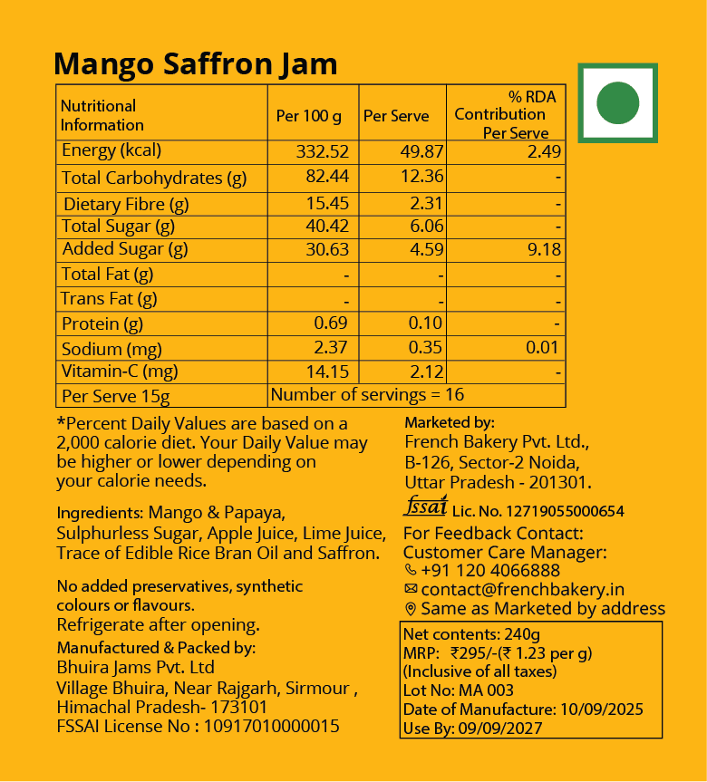 Mango & Saffron - L’Opéra - TR0076