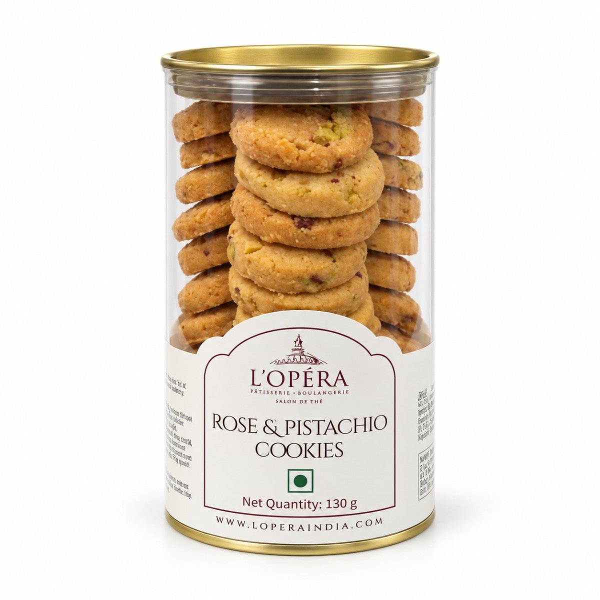 Rose and Pistachio Cookies - L’Opéra - 